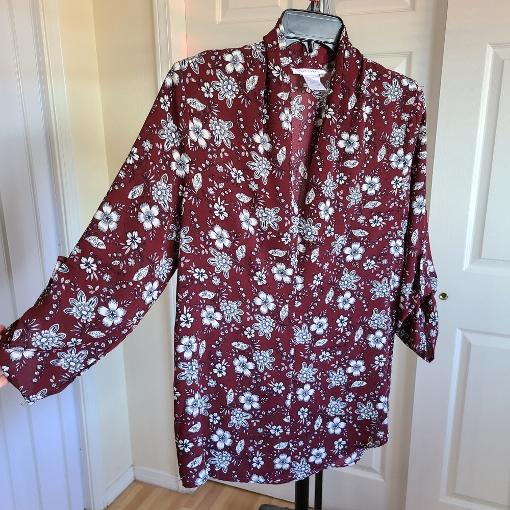 Flower Print Blouse